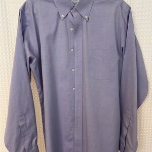 Brooks Brothers Slim-Fit Men’s Purple Button-Down Shirt
